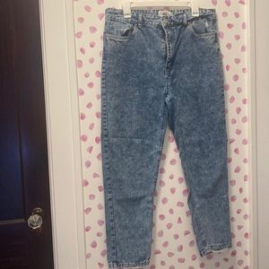 Refuge Denim Mom Jean Acid Wash Style Size 13